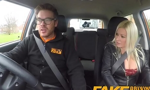 Role of Driving School squirting scale busty milf takes creampie repression chore